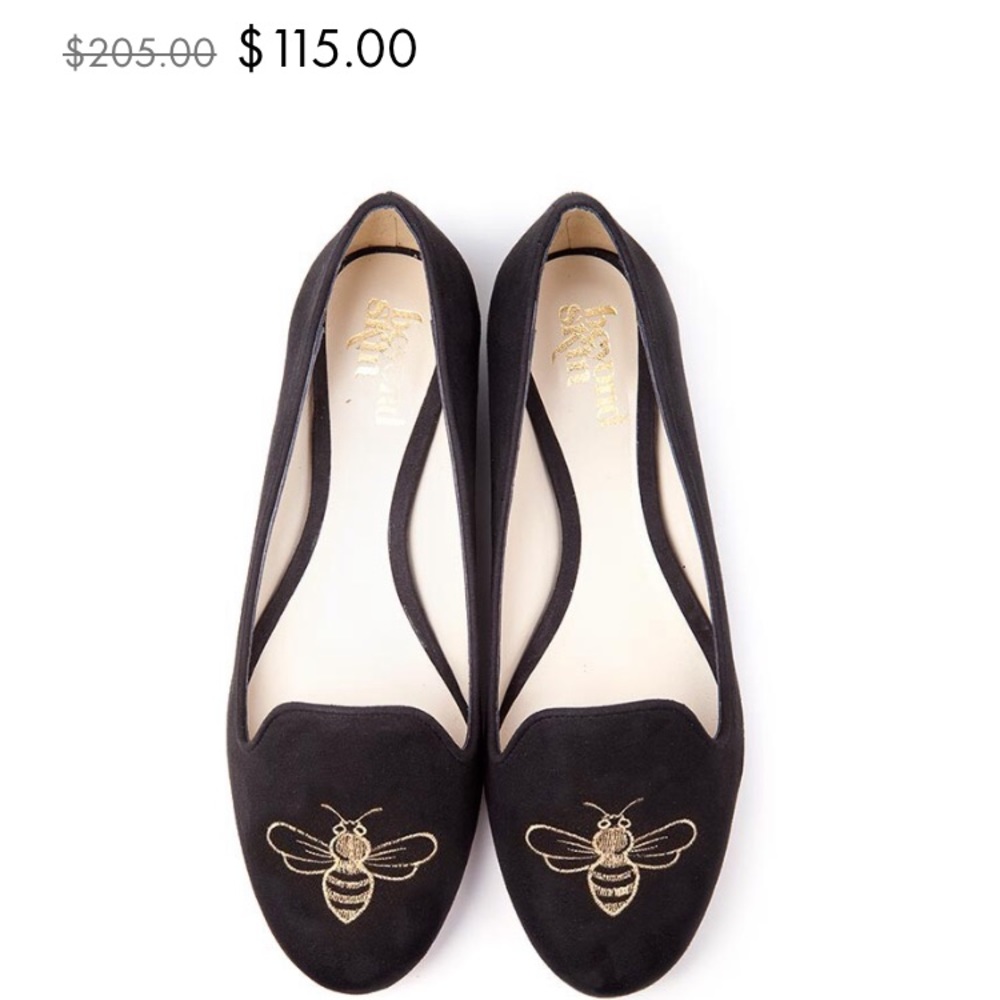 Beyond Skin Vegan Bee Flats